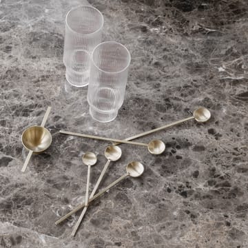 Fein longdrink ske  - Messing - Ferm Living