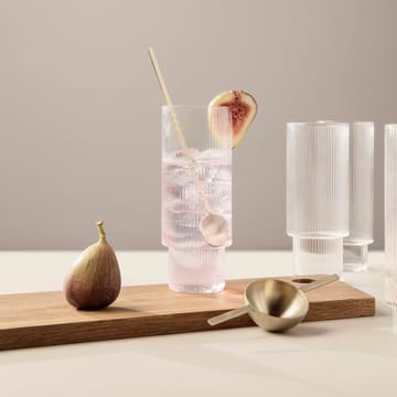 Fein longdrink ske  - Messing - Ferm Living