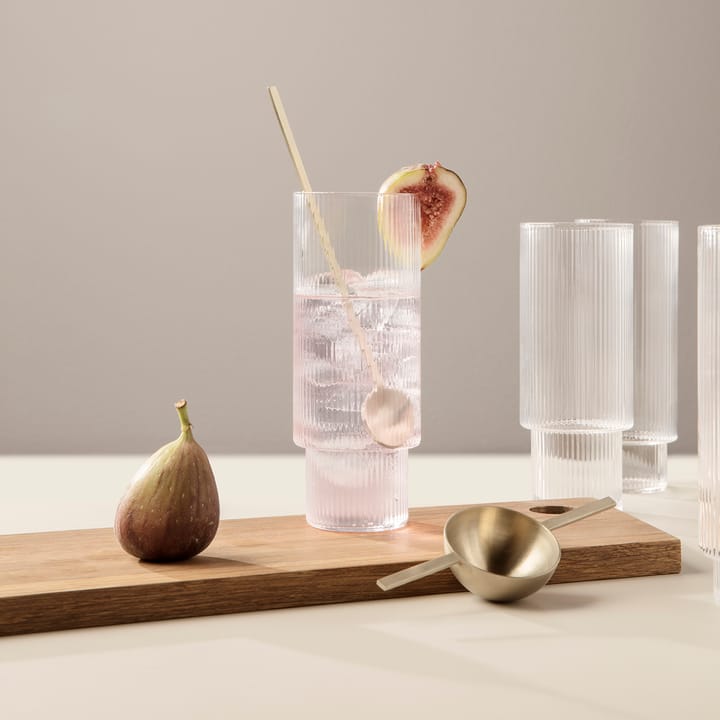 Fein longdrink ske  - Messing - ferm LIVING