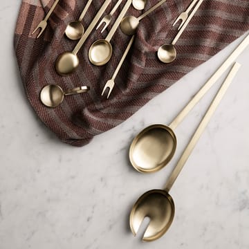 Fein salatbestik 2 dele  - Messing - Ferm Living