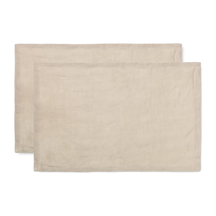 Ferm Living dækkeserviet hør 2-pak - Natural - Ferm Living