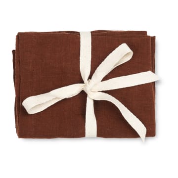 Ferm Living hørservietter 2-pak - Cinnamon - Ferm Living