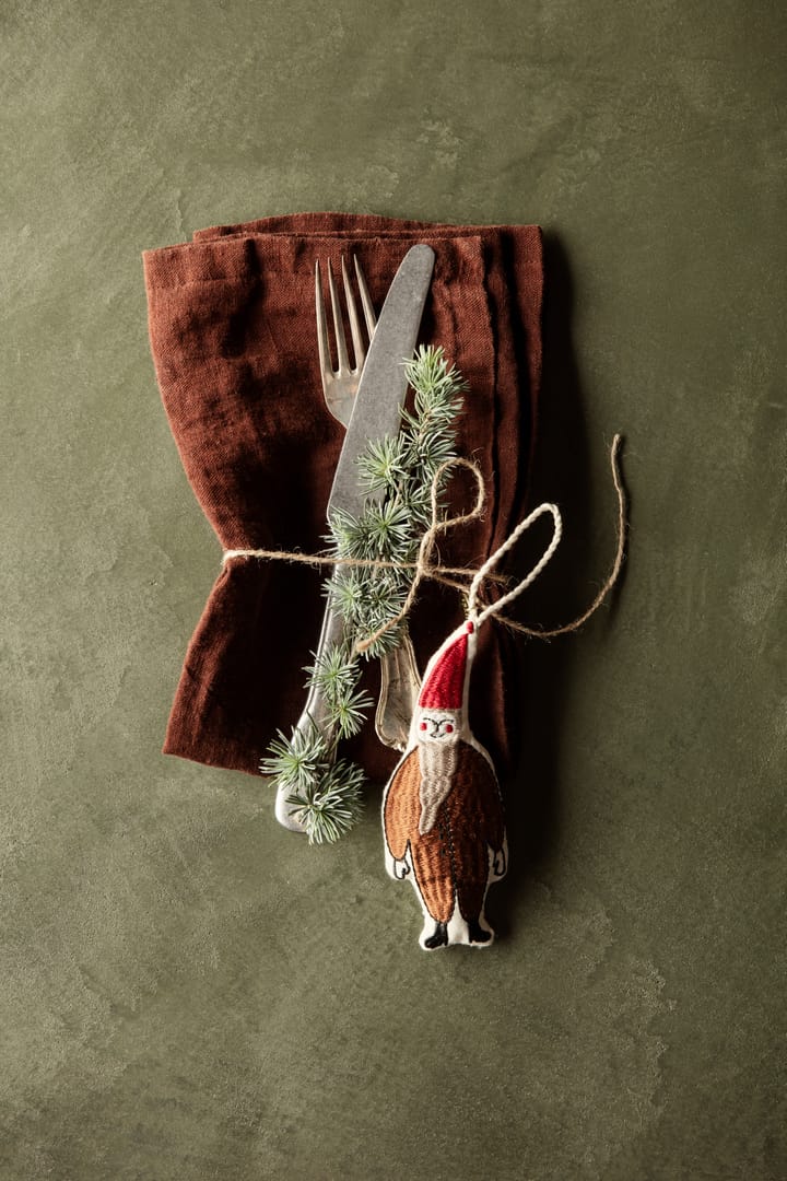Ferm Living hørservietter 2-pak, Cinnamon Ferm Living