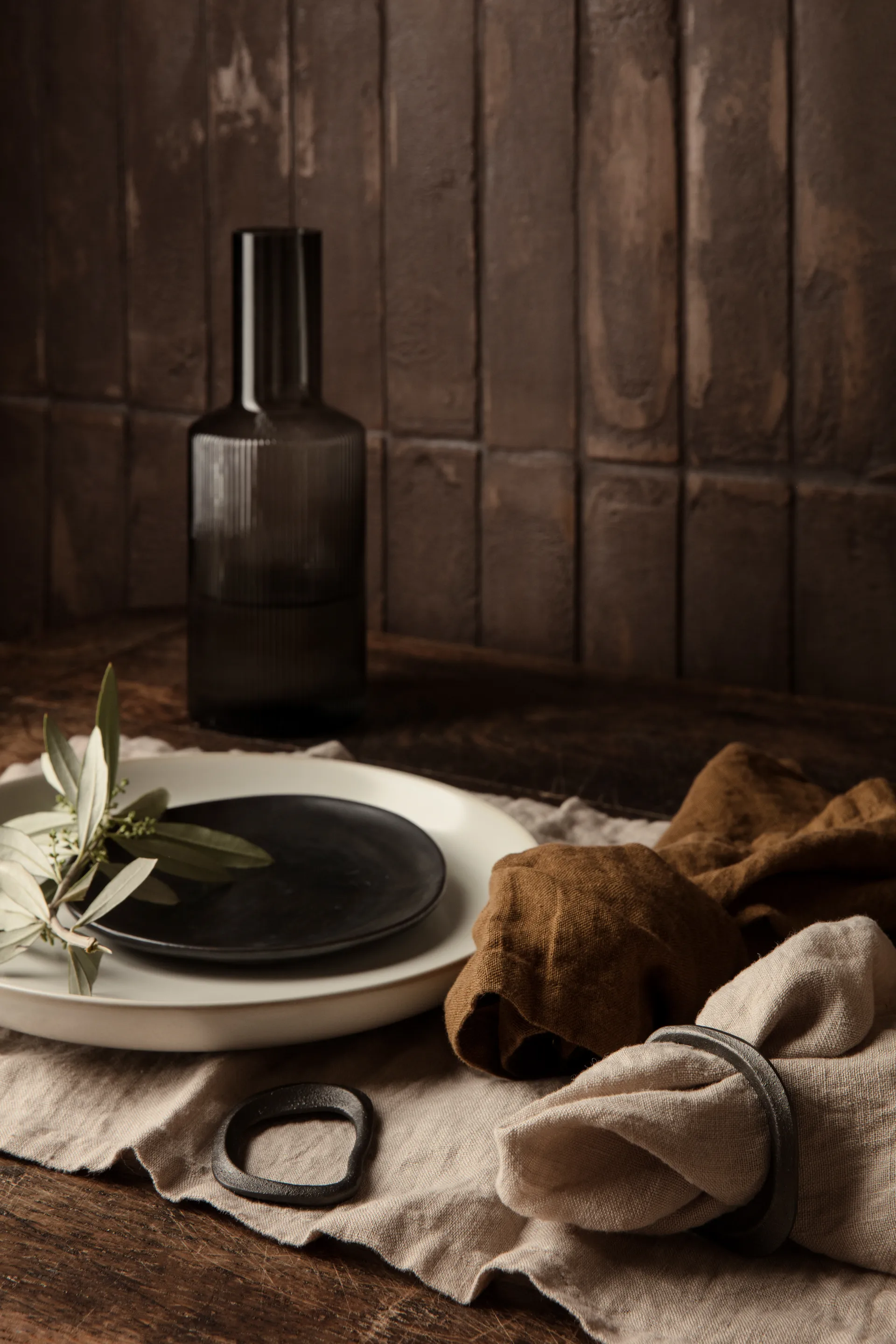 Ferm Living hørservietter 2-pak, Natural Ferm Living