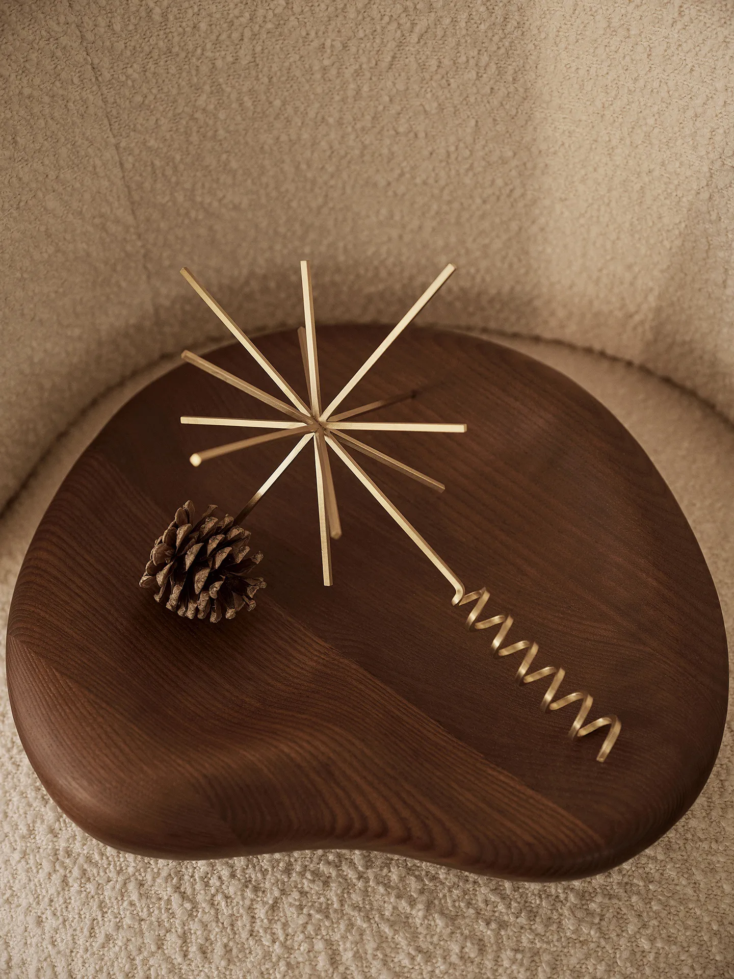 Ferm Living juletræsstjerne messing, messing Ferm Living