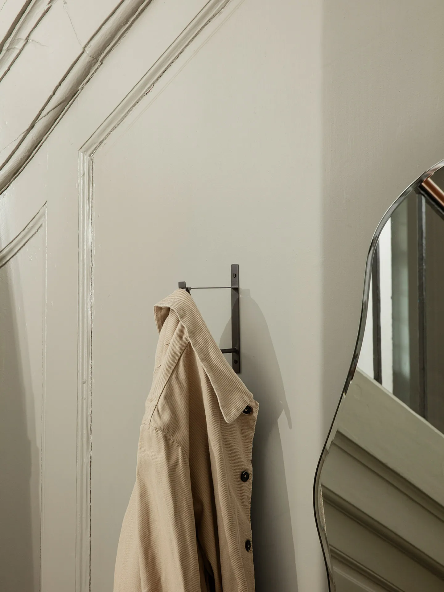 Ferm Living knagerække, Black Brass (sort) Ferm Living