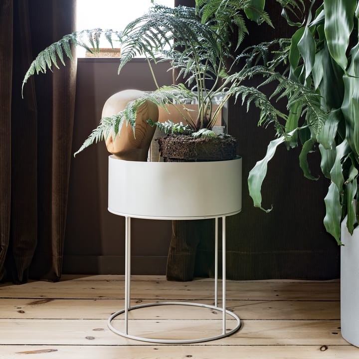 ferm LIVING plant box rund - Cashmere - ferm LIVING