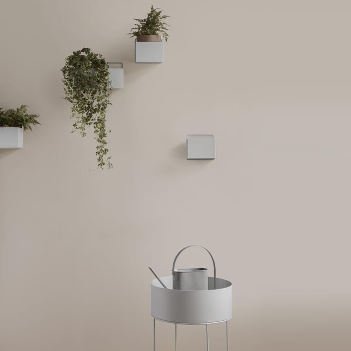 Ferm Living plant box rund, lysegrå Ferm Living