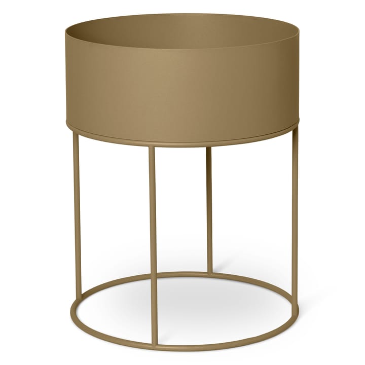 ferm LIVING plant box rund - Olive - Ferm LIVING