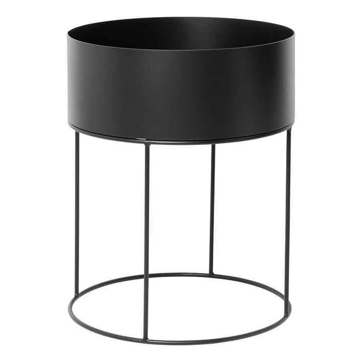 Ferm Living plant box rund - sort - Ferm Living