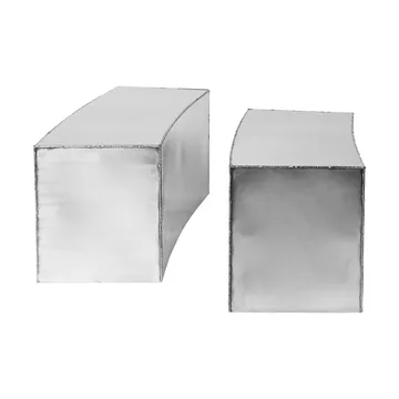 Ferra sofabord 2 dele - Stainless steel - Ferm Living