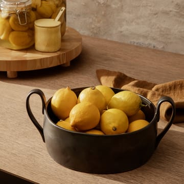 Flow Centrepiece skål - Black - Ferm Living