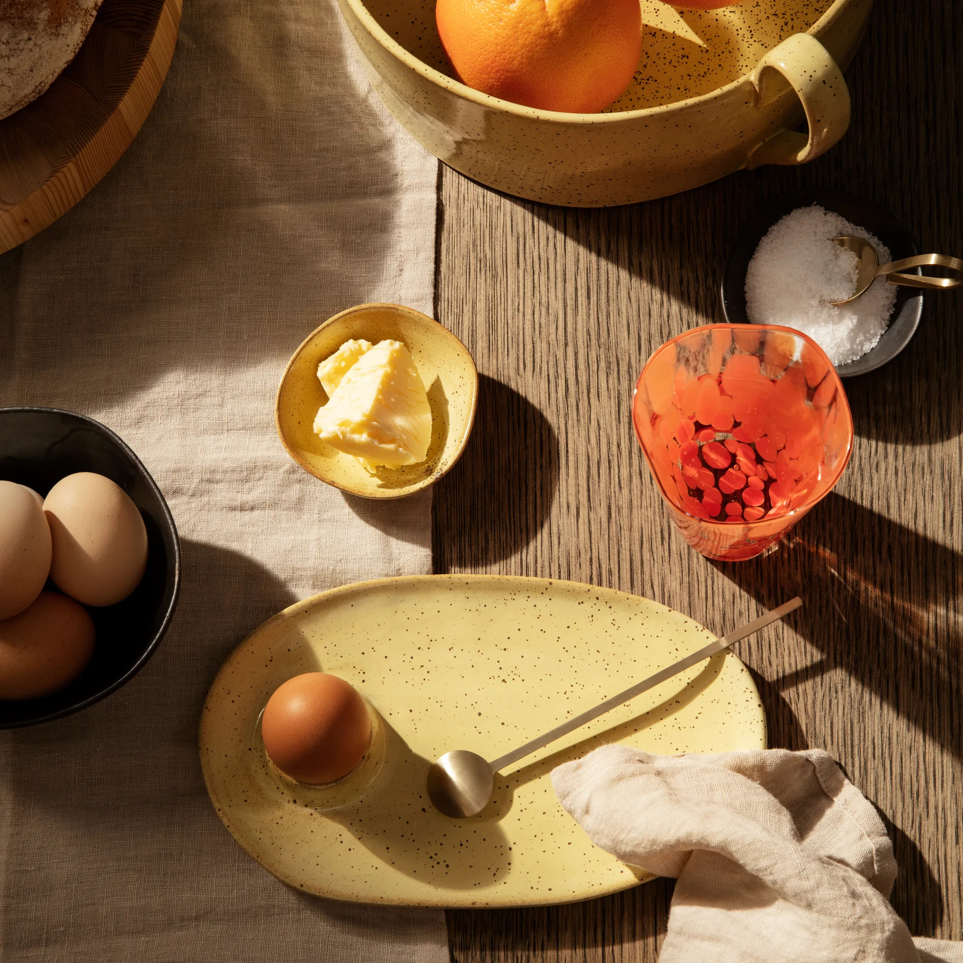 Flow skål 9 cm, Sort Ferm Living