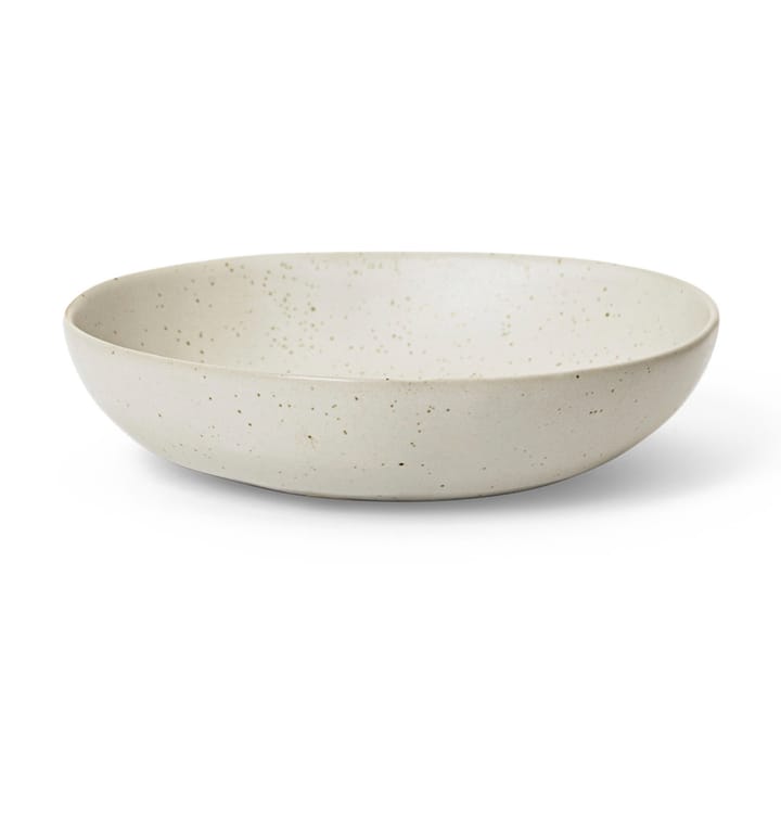 Flow skål large Ø19,5 cm - Offwhite speckle - Ferm Living