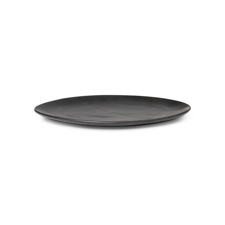 Flow tallerken 22 cm - Sort - Ferm Living