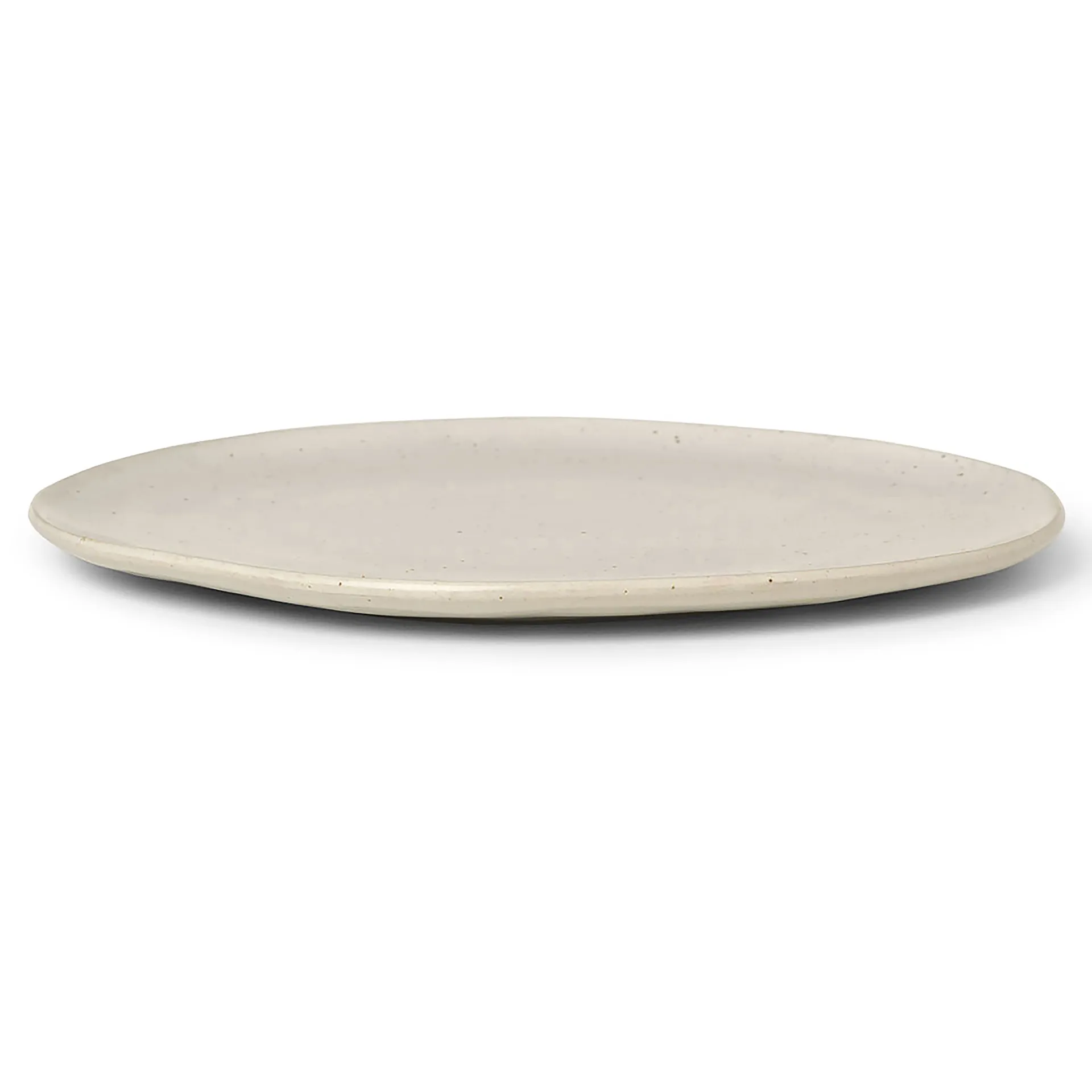 Flow tallerken 27 cm, Offwhite speckle Ferm Living
