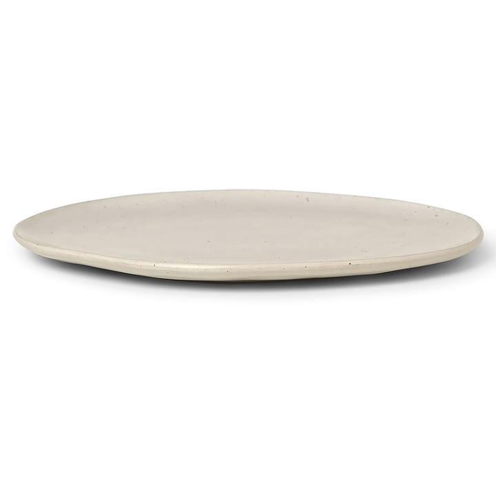 Flow tallerken 27 cm - Offwhite speckle - ferm LIVING