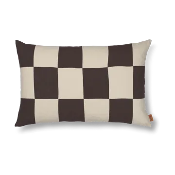 Fold patchwork pudebetræk 40x60 cm - Coffee-undyed - Ferm Living