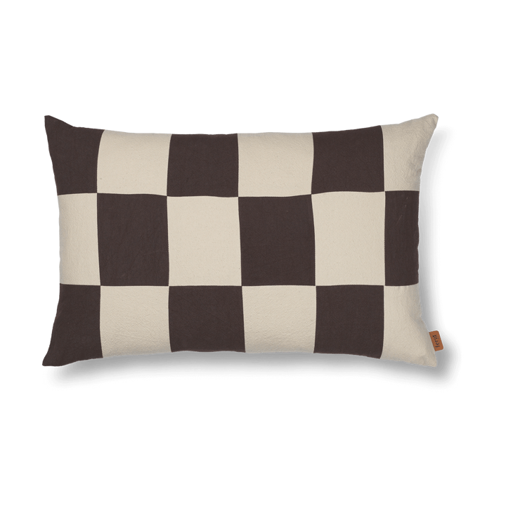 Fold patchwork pudebetræk 40x60 cm - Coffee-undyed - Ferm Living