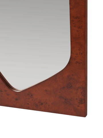 Folia spejl - Dark stained burl, 135 cm - Ferm Living