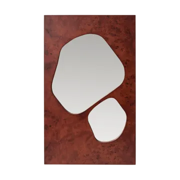 Folia spejl - Dark stained burl, 82 cm - Ferm Living