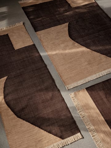 Forene entrétæppe - Tan-Chocolate, 80x200 cm - Ferm Living