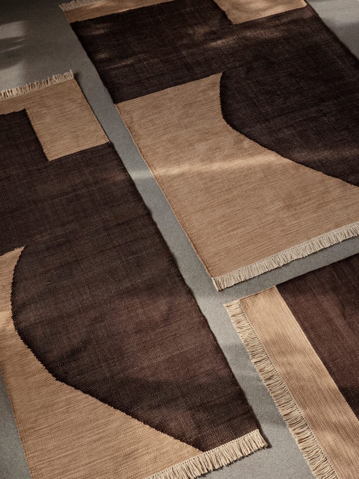 Forene entrétæppe, Tan-Chocolate, 80x200 cm Ferm Living