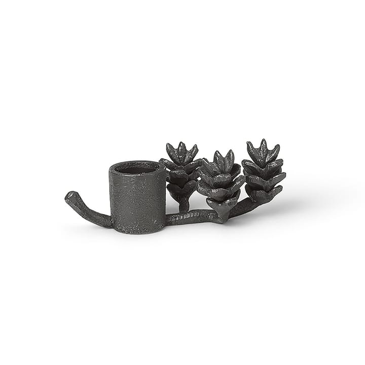 Forest lysestage 6 cm - Sort messing - Ferm Living