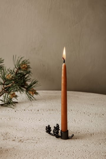 Forest lysestage 6 cm - Sort messing - Ferm Living