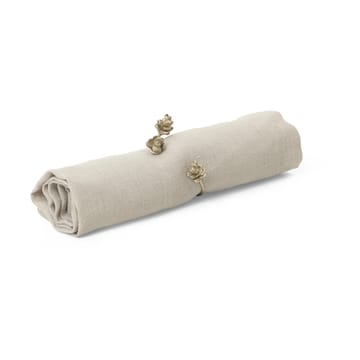 Forest servietringe 4-pak - Brass - Ferm Living
