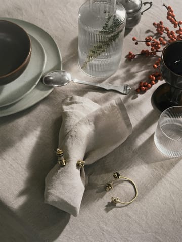 Forest servietringe 4-pak - Brass - Ferm Living