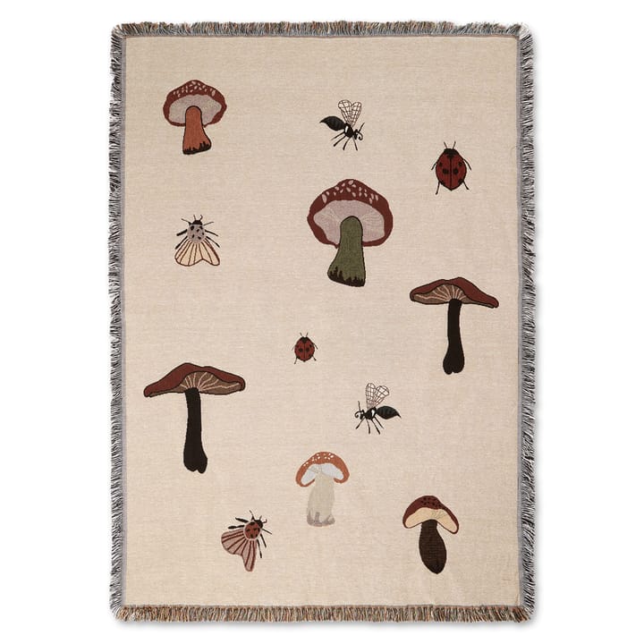 Forest tapestry plaid 120x170 cm - Sand
​ - Ferm Living