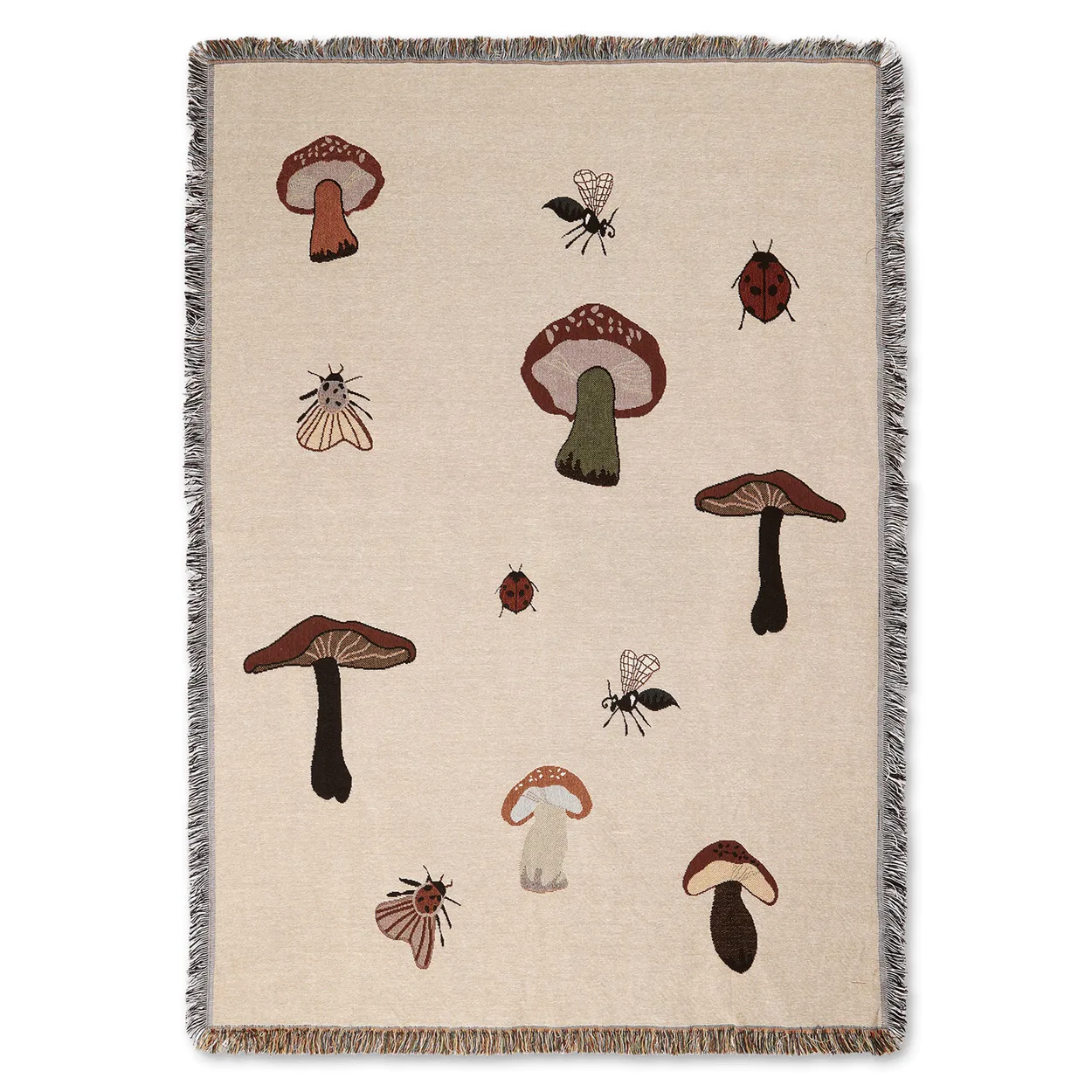 Ferm Living Forest tapestry plaid 120x170 cm Sand
​
