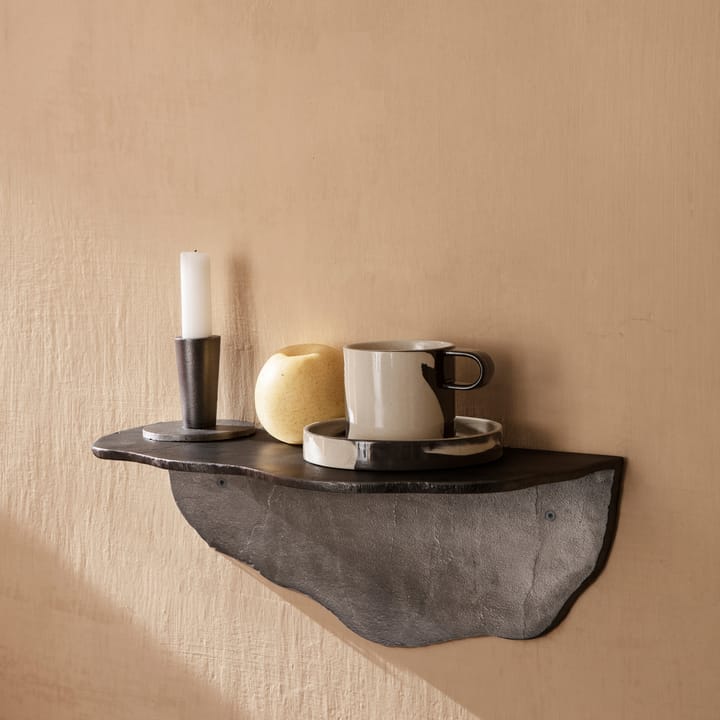 Fracture hylde, Sortfarvet aluminium Ferm Living