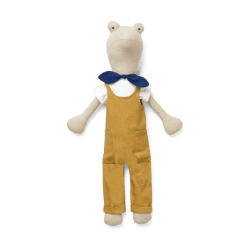 Frog Teddy tøjdyr - Natural - Ferm Living