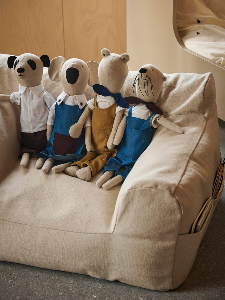 Frog Teddy tøjdyr, Natural Ferm Living