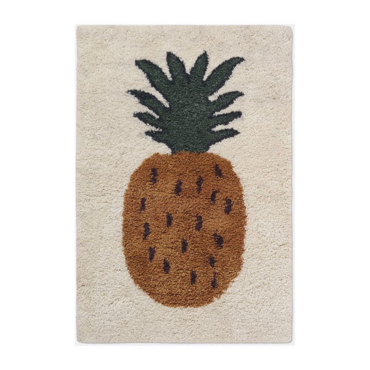 Fruiticana tæppe L 120x180 cm - Pineapple - Ferm Living
