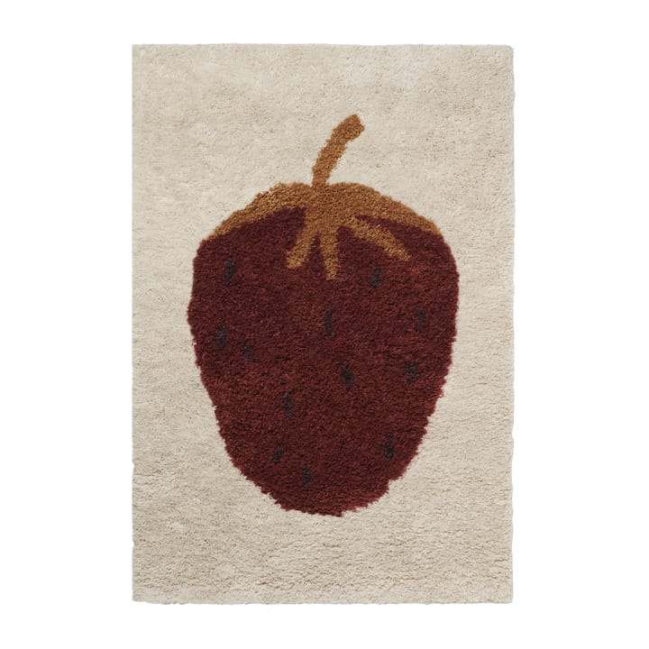 Fruiticana tæppe L 120x180 cm - Strawberry - Ferm Living