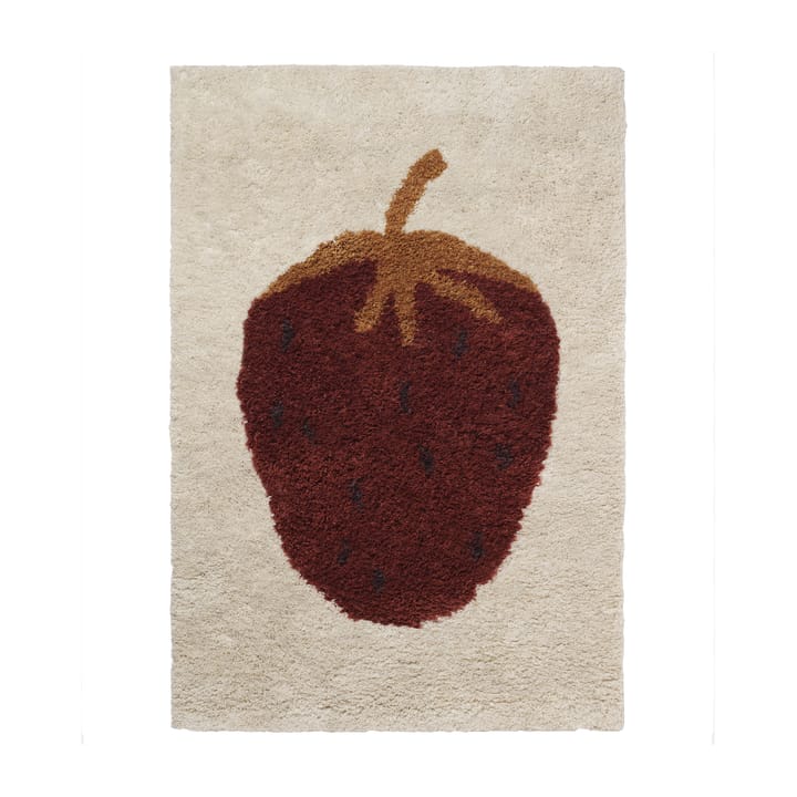 Fruiticana tæppe S 80x120 cm - Strawberry - Ferm Living