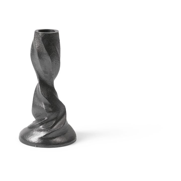 Gale lysestage 13 cm - Blackened Aluminium - Ferm LIVING