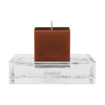 Gradia lysestage square 16x16 cm - Clear - Ferm Living
