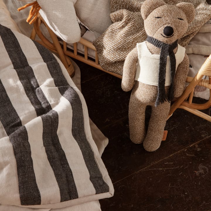 Grand plaid 120x170 cm, Sand-black Ferm Living