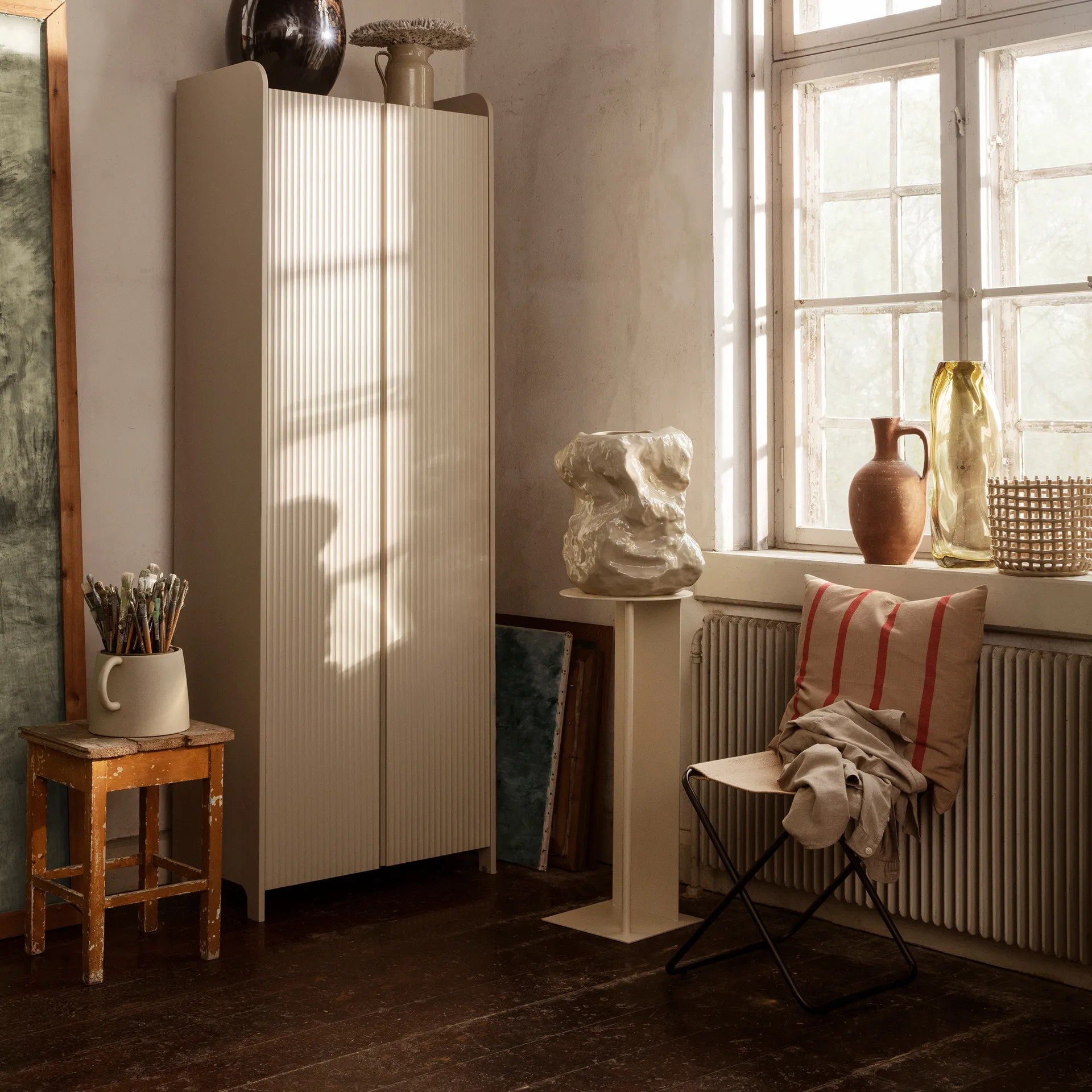 Grand pude 50x50 cm, Camel-red Ferm Living