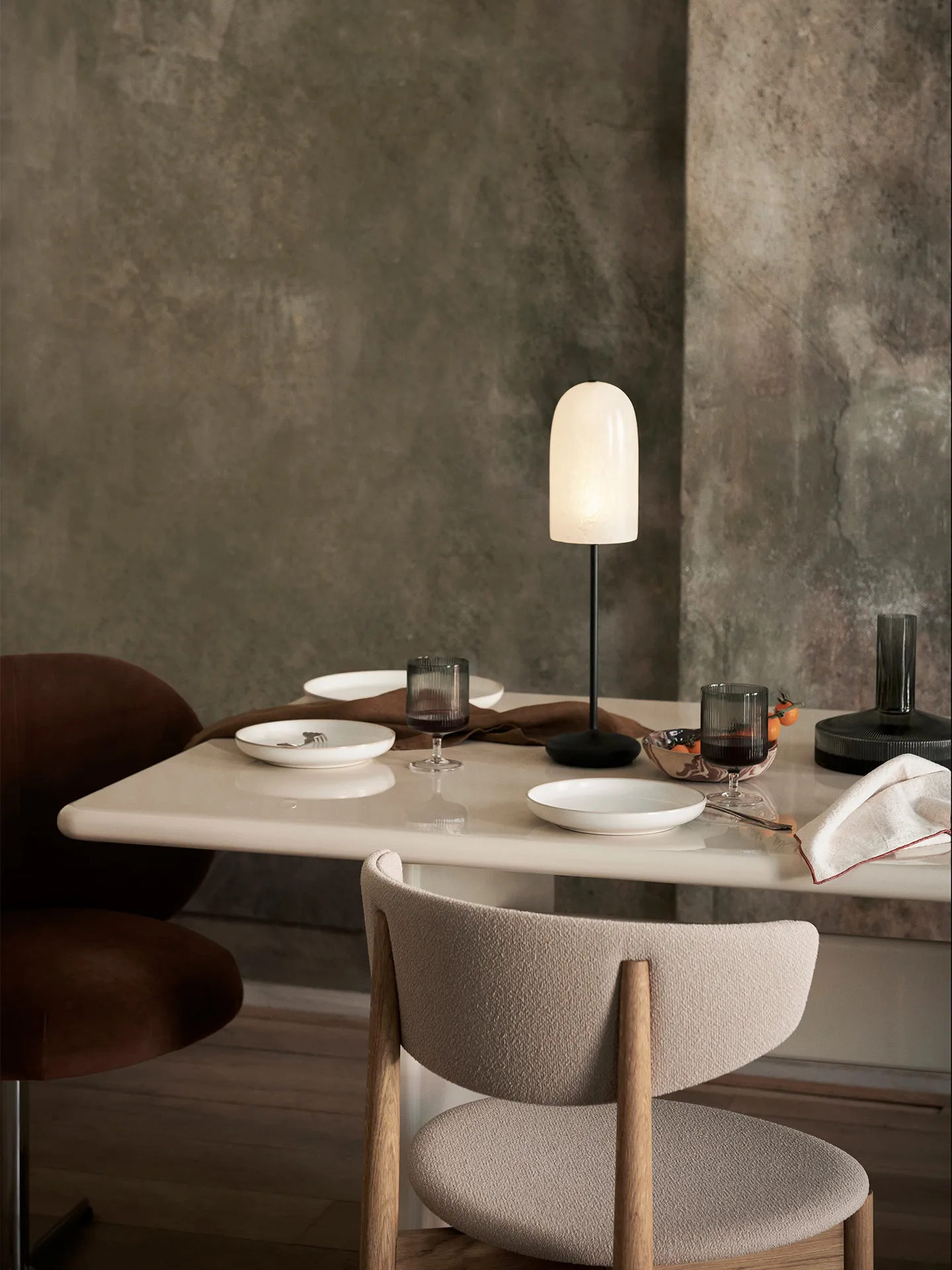 Gry bordlampe, Black/Translucent Ferm Living