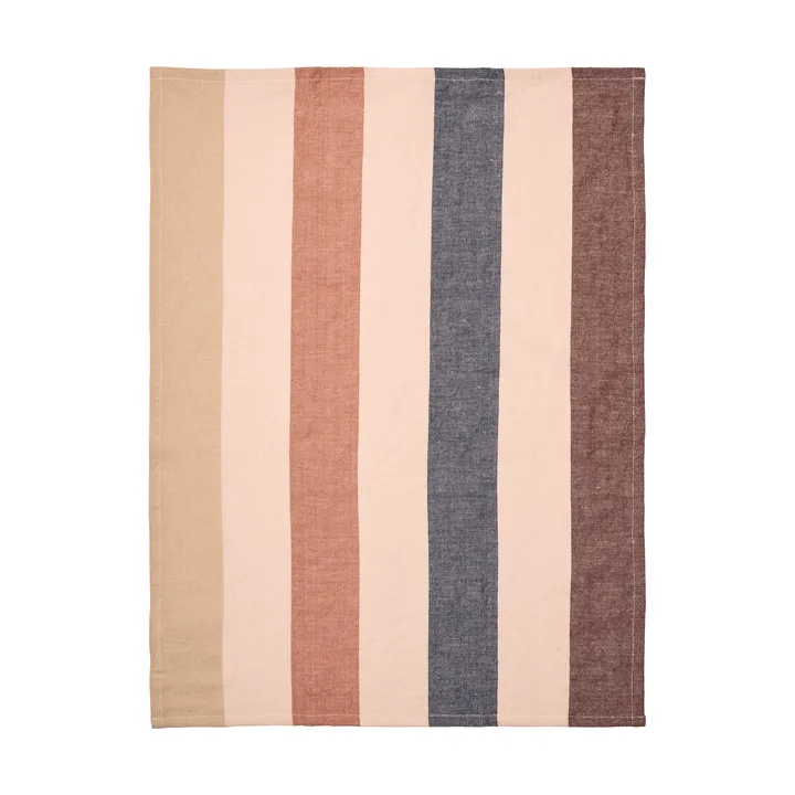 Hale viskestykke 50x70 cm - Cashmere-mocha-indigo blue - Ferm Living
