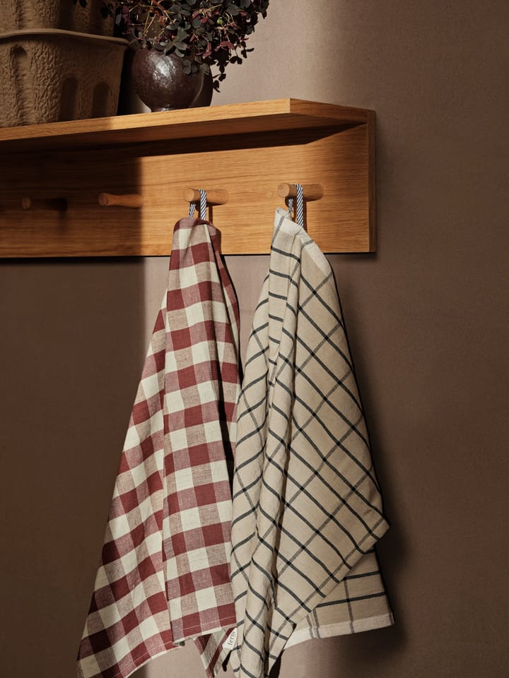 Hale viskestykke 50x70 cm, Cinnamon-grey green Ferm Living