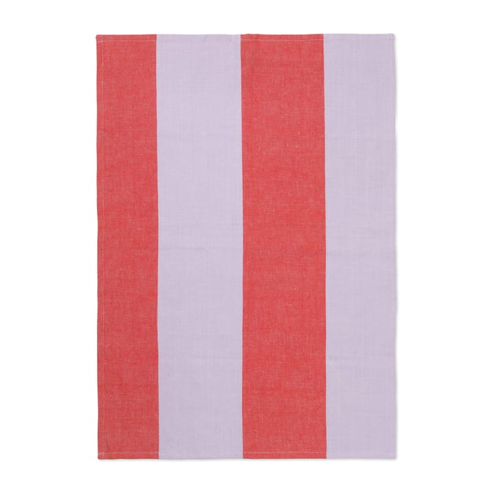 Hale viskestykke 50x70 cm - Red/Lilac - Ferm Living