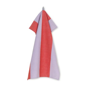 Hale viskestykke 50x70 cm - Red/Lilac - Ferm Living