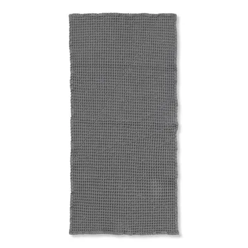 Håndklæde økologisk bomuld grå - 50x100 cm - Ferm Living