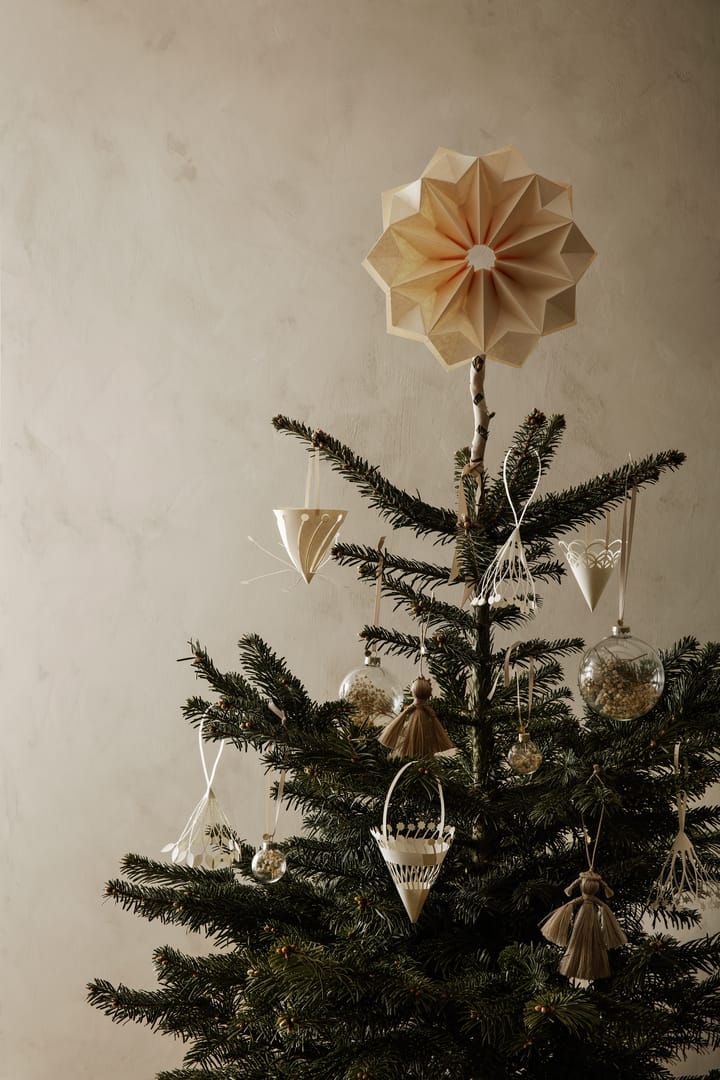Hängande julekræmmerhus Ø10cm 3-pak, Offwhite Ferm Living